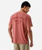 camiseta masculina de algodão wave rider estonada vermelha M