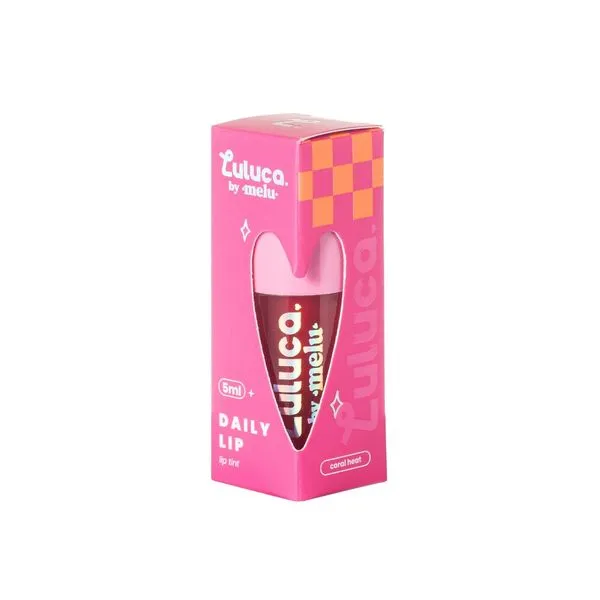 Lip Tint Daily Lip Luluca By Melu Coral Heat 5ml