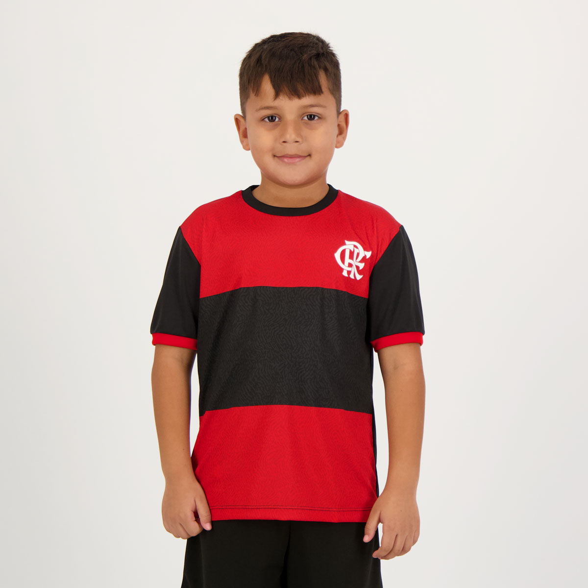 Camisa Flamengo Whip Preta Infantil
