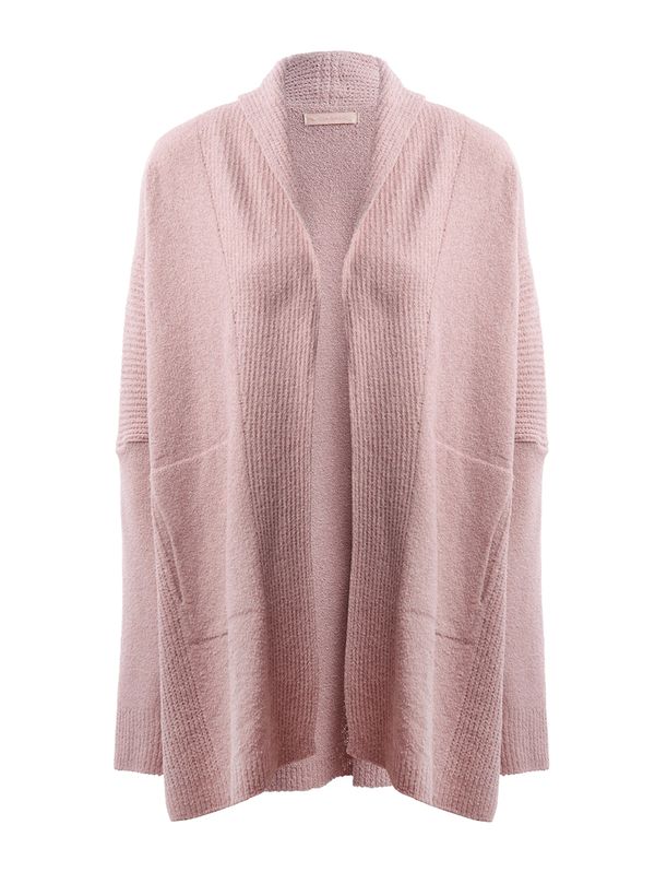 Cardigan de Tricot Alongado Feminino ROSA GG
