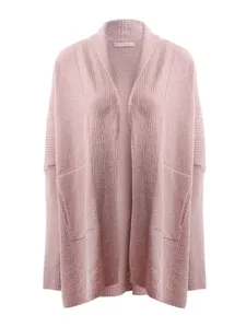 Cardigan de Tricot Alongado Feminino ROSA G