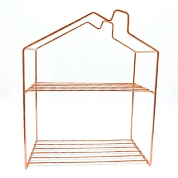 Prateleira De Parede Arthi Rose Gold 31,5x37cm (MP)