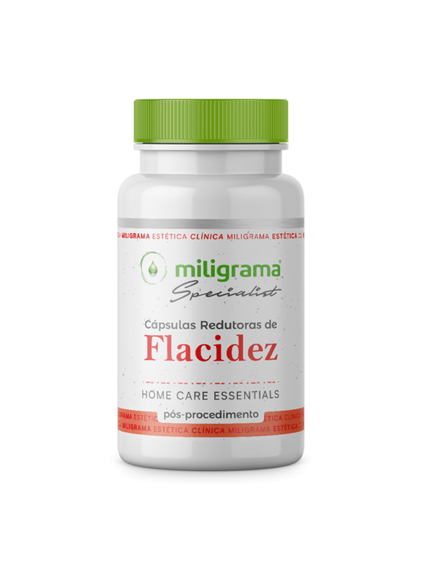 Cápsulas Redutoras de Flacidez Colágeno e Ácido Hialurônico 30 Doses Miligrama