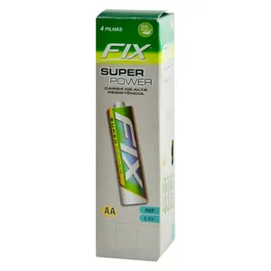Pilha Zinco Normal AA Blister Com 4 Unidades R6p15 FXP2126 - Sunway