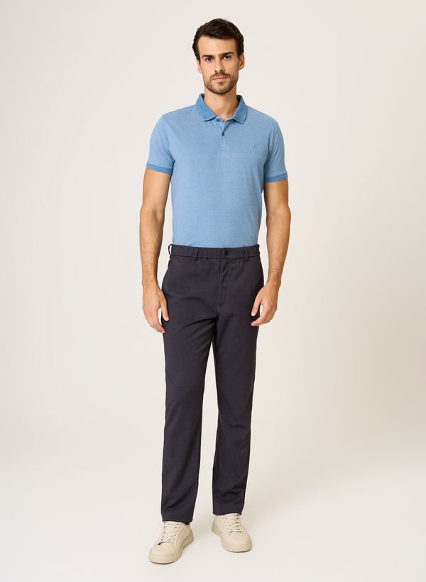 Calça Slim Malha Elástico Dudalina Masculina 48