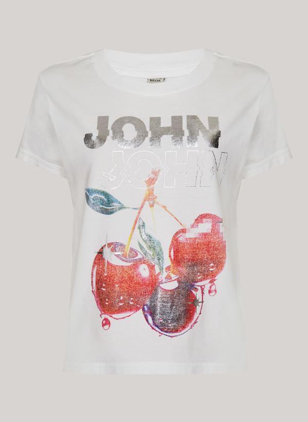Camiseta Justa Cherry Off John John Feminina G