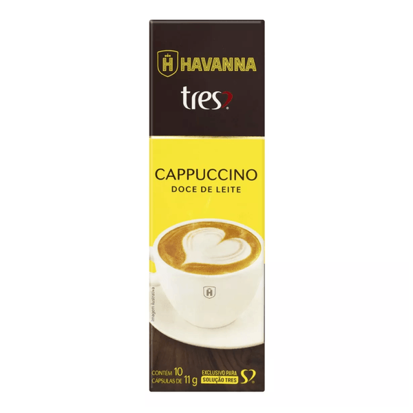 Café em Cápsulas Cappuccino Doce de Leite Havanna 3Corações 10un.