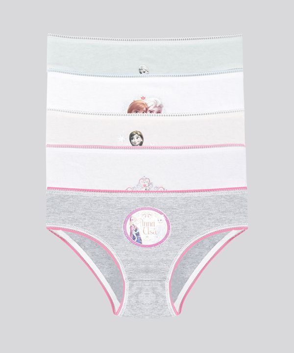 Kit de 5 Calcinhas Frozen Multicor 4