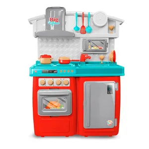 Brincadeira de Casinha - Cozinha - Big Kitchen - Vermelha - Roma