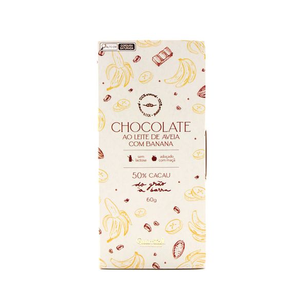 Chocolate Aveia com Banana Quintal – 60g