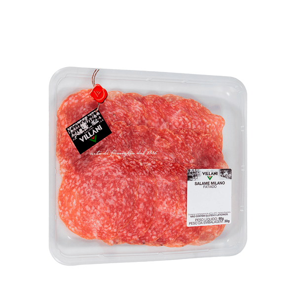 Salame Milano Fatiado Villani Salumi – 90g