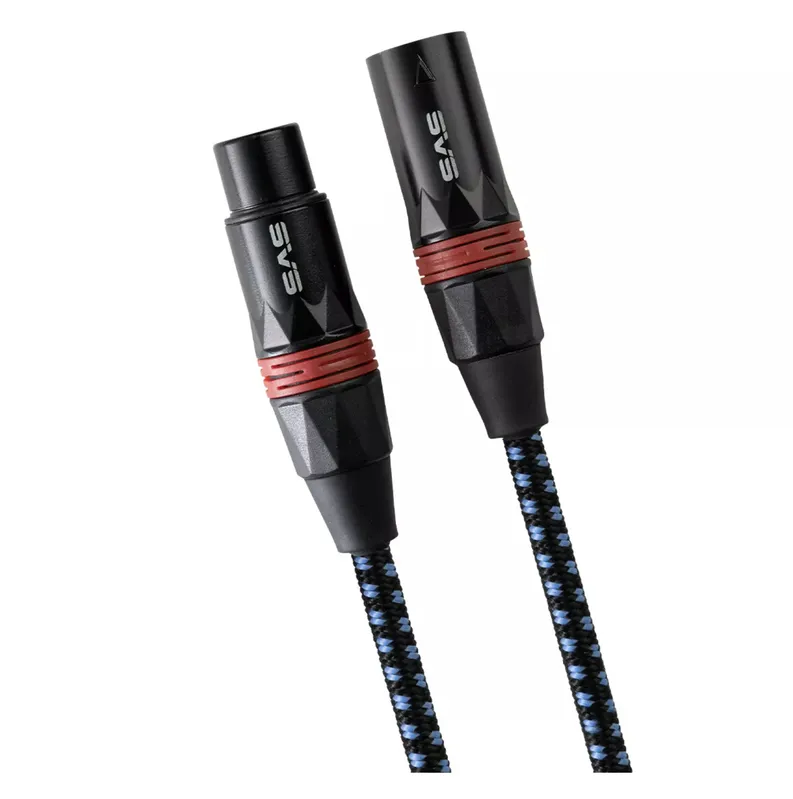 SVS SoundPath Cabo XLR Balanceado de 2m Alta Fidelidade e Blindagem Tripla