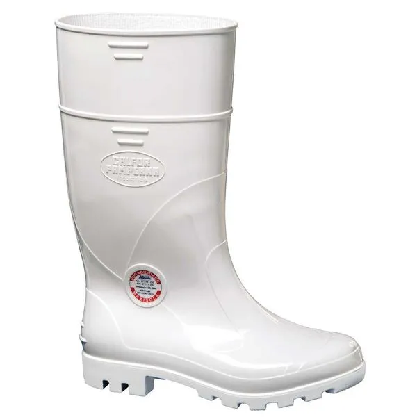 Bota de PVC Cano Longo Branca com Forro Maxisola - CALFOR 40