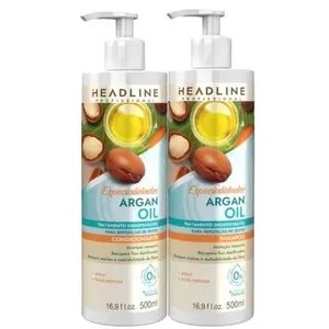 Kit Headline Color Shampoo + Condicionador Argan Oil Especialidades500ml KIT HEADLINE SH+COND 500ML ESPECIALIDADE