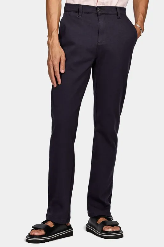 Calça Chino Color Regular Comfort Chumbo - 44