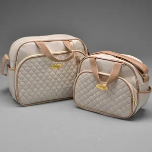 Kit Bolsa Com Trocador Pérola - 4725C Bege Bege