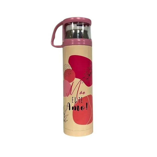 Garrafa Térmica Interponte Mãe Eu Te Amo 470ml HG57747 (MP)