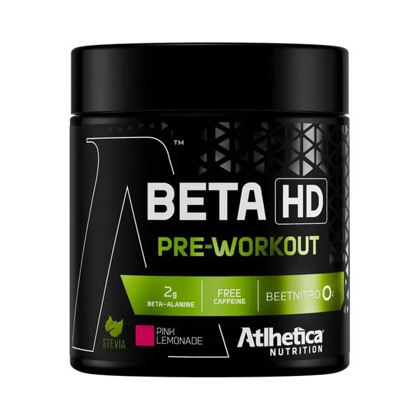 Pré-treino Athletica Nutrition Beta Alanina + Cafeína Beta Hd Pink Lemonade 240g