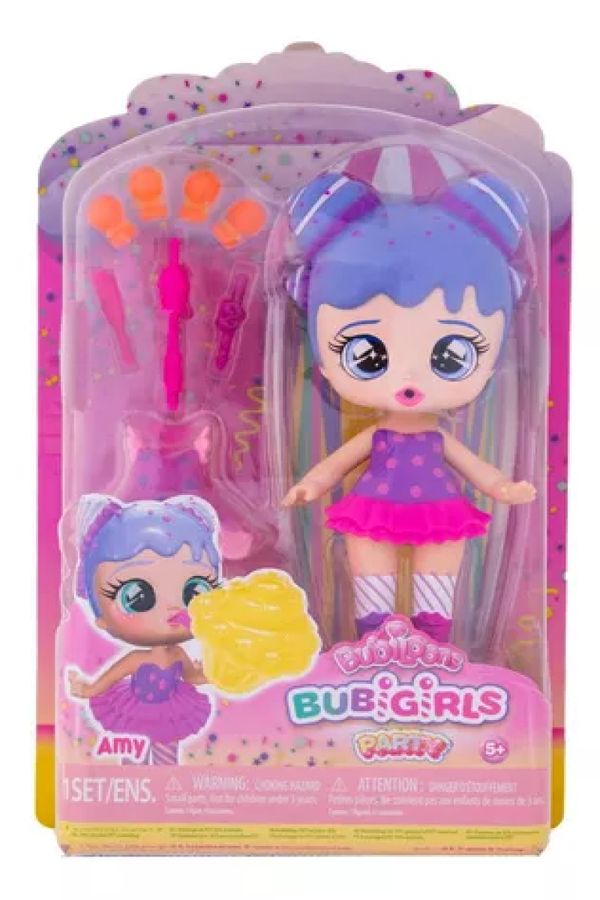 Boneca Bubiloons Bubigirl Party C/ 10 Acessorios – Amy- Candide