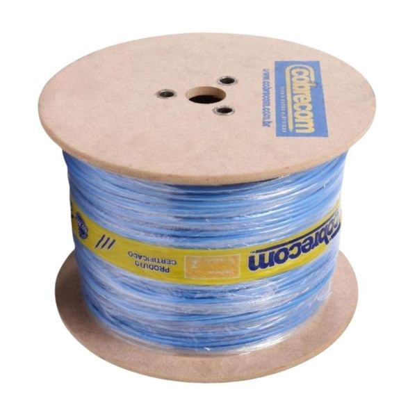 Cabo Flexível 10mm² 750V por Metro Cobrecom Cabo Flexível 10mm² 750V Azul a Metro