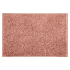 Toalha de Piso Flat Felpa 100% Algodão 50x70cm 1 Peça Rosa Goiaba Altenburg Toalha de Piso Flat Felpa 100% Algodão 50x70cm Rosa Goiaba Altenburg