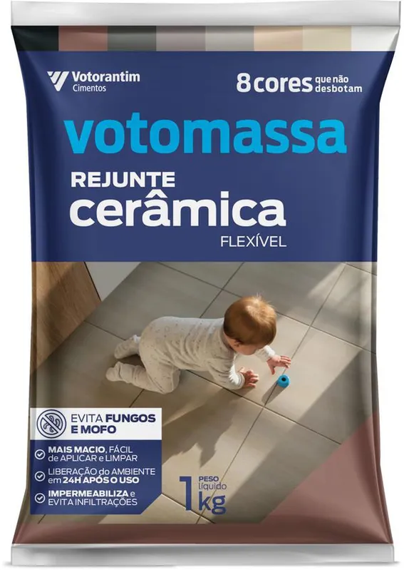 Rejunte Votoran Flexível Marron 1Kg