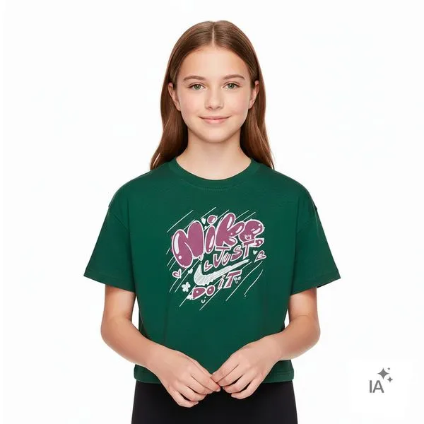 Camiseta Nike Sportswear Essentials Infantil - 12 à 13 anos