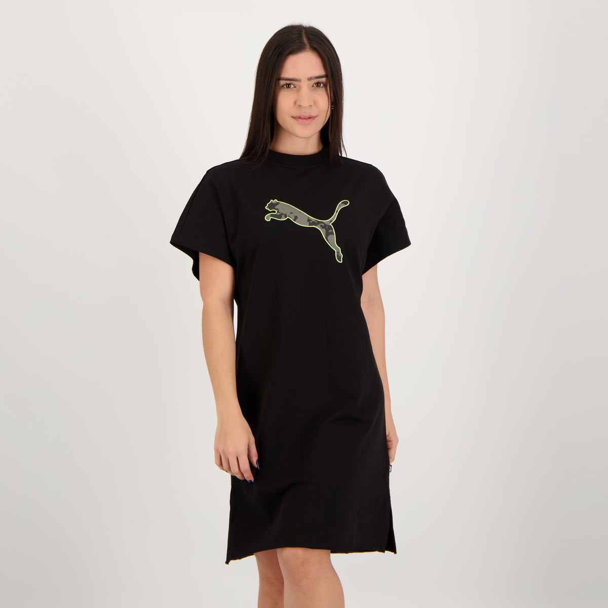Vestido Puma Summer Graphic Feminino Preto