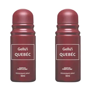 Kit c/2 Unidades de Desodorante Spray Gellus 90ml Quebec