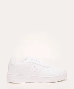 tênis casual cano baixo branco 35