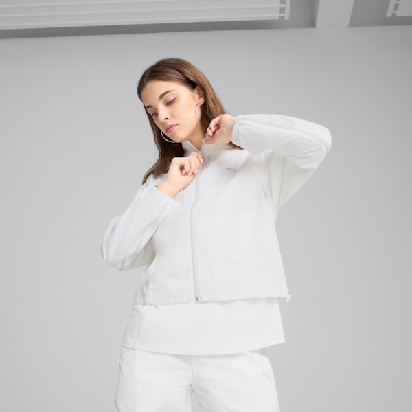 Jaqueta DARE TO Oversized Zip-Off Woven Feminina