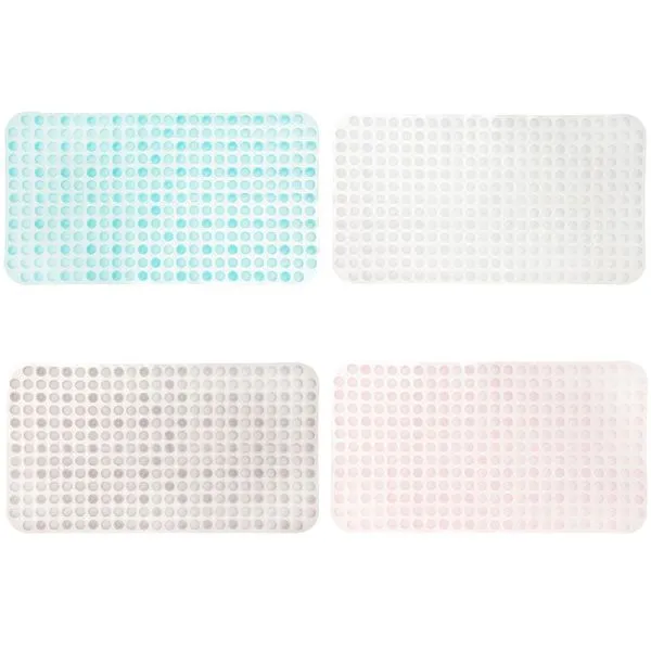 Tapete Para Box Banheiro Antiderrapante Retangular Plástico Sortido 37x68cm LM1922AMB - Honeyhome