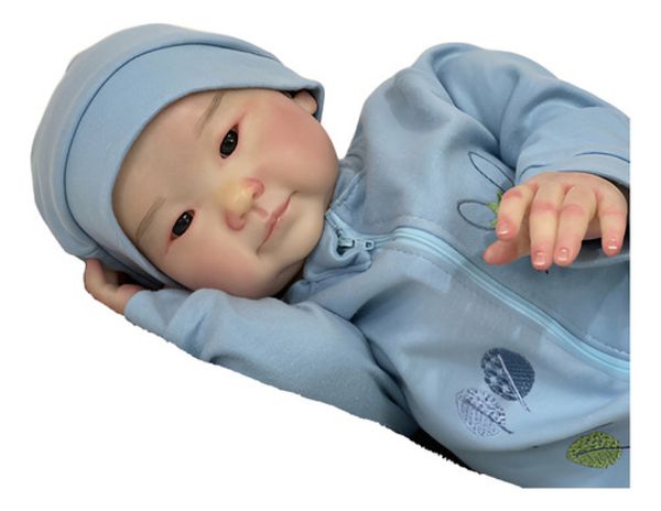 Bebê Reborn Menino Japonês Tem Piu Piu Pode Banhar.