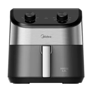 Air Fryer Midea WideMax 5,5L 1900W | Preto/Inox (220 V)