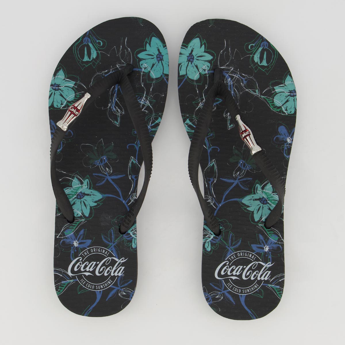 Chinelo Coca Cola Fresh Garden Feminino Preto