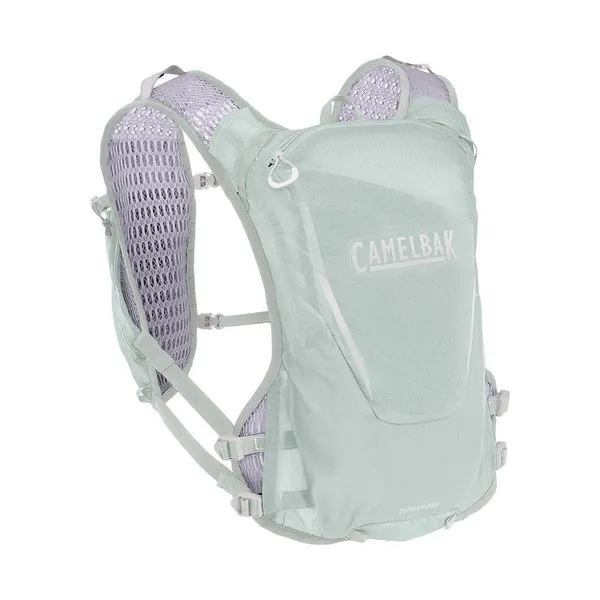 Mochila de Hidratação Women's Zephyr Pro Vest para Corrida de Longa Distância com Ajuste Feminino Ventilado Preto Mochila de Hidratação Women's Zephyr Pro Vest com Ajuste Feminino e Ventilação em Malha Preto