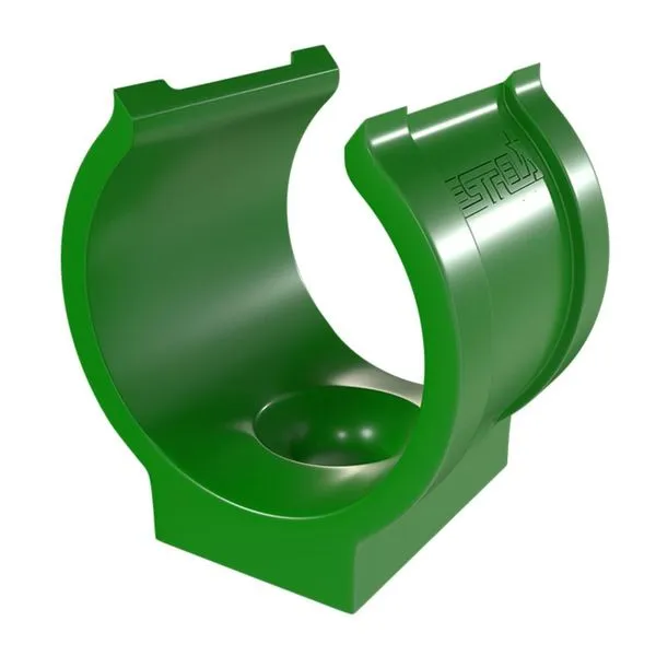 Abraçadeira para Tubo 1-2 2036 em Polipropileno de Impacto Verde Estrela Abraçadeira para Tubo 1-2 2036 em Polipropileno Verde Estrela