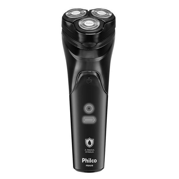 Barbeador Philco PBA08 Sem Fio à Prova D'água Preto Bivolt