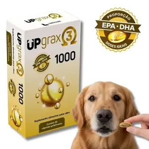 Suplemento Alimentar Vitamínico Upgrax-3 1000 Labocare Para Cães E Gatos 30 Cápsulas (MP)