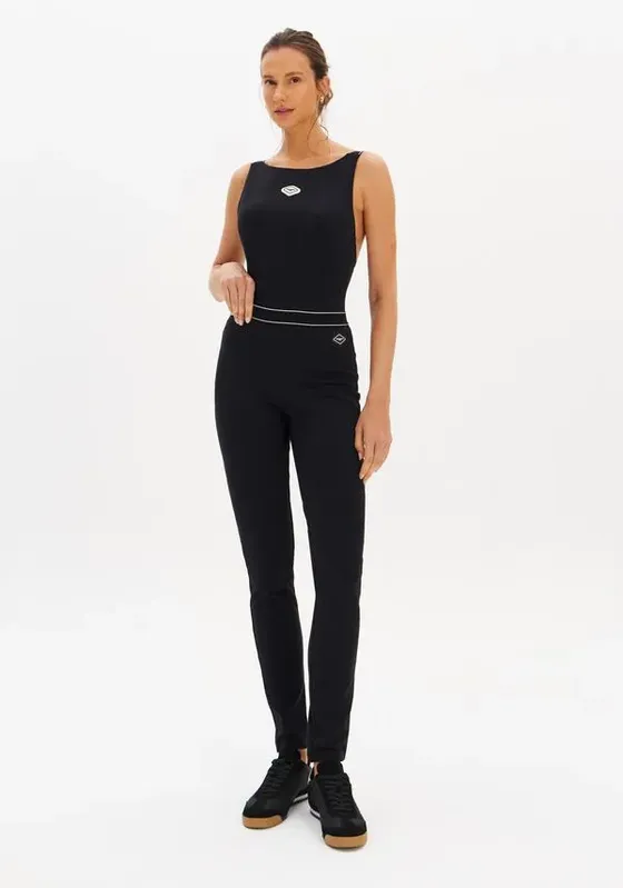 Legging Com Elástico No Cós Preto P