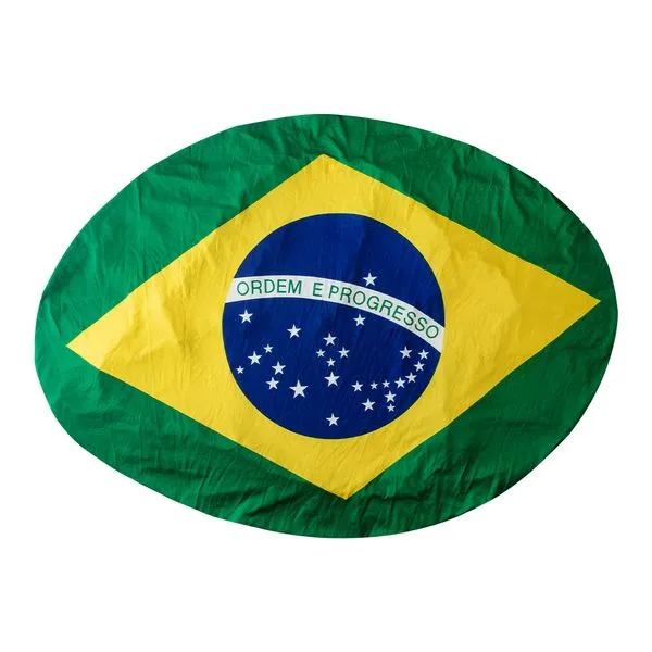 Bandeira do Brasil para capô de carro Poliéster 155x115cm - bee