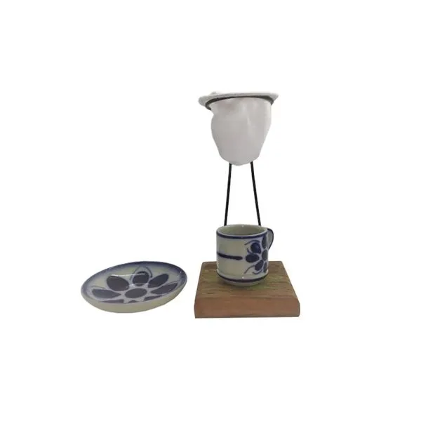 Kit de Café Individual - Cafezinho Floral Monte Sião da Roça