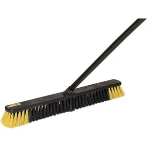 Vassoura Tipo Gari Cepa Plástica 60 cm Cerda Macia com Cabo - VONDER