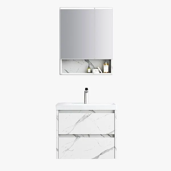 Kit Gabinete Completo Delicatto Para Banheiro WPC YS-909-60 (MP)