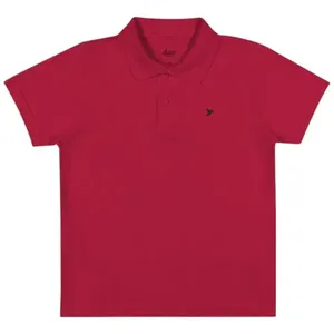 Camiseta Polo Infantil Elian 4 Vermelho (MP)