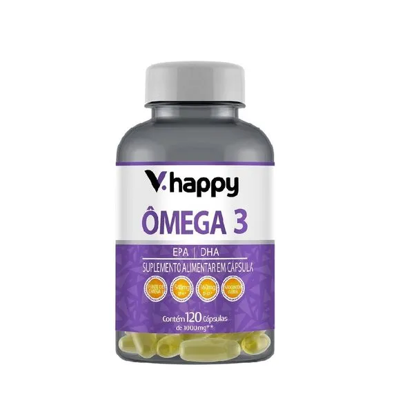 Ômega 3 V.Happy 120 cápsulas