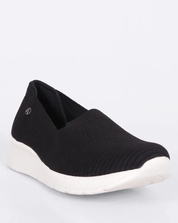 Tênis Feminino Casual Slip On Kolosh Texturizado Preto 38