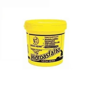 Impermeabilizante Hidroasfalto Galão 3,6 kg para Alicerces Muros Fundações Terraços e Marquises Alta Resistência Preto Impermeabilizante Hidroasfalto Galão 3,6 kg para Alicerces Muros e Fundações Alta Resistência Preto