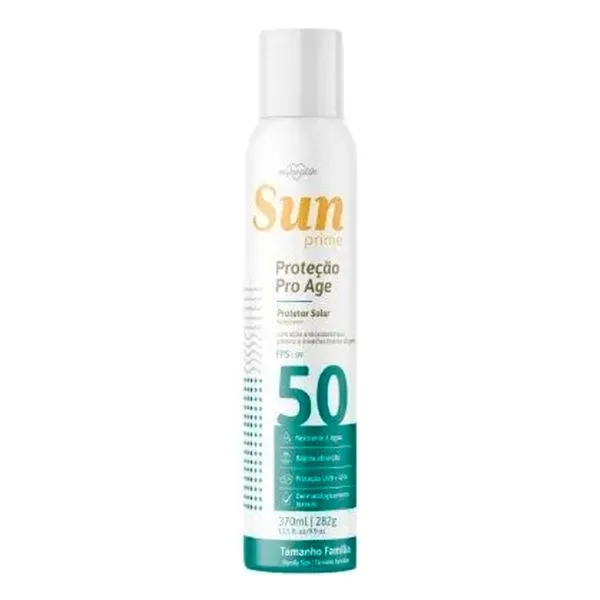 Protetor Solar Aeroflex Sunplus FPS 50 370ml (MP)
