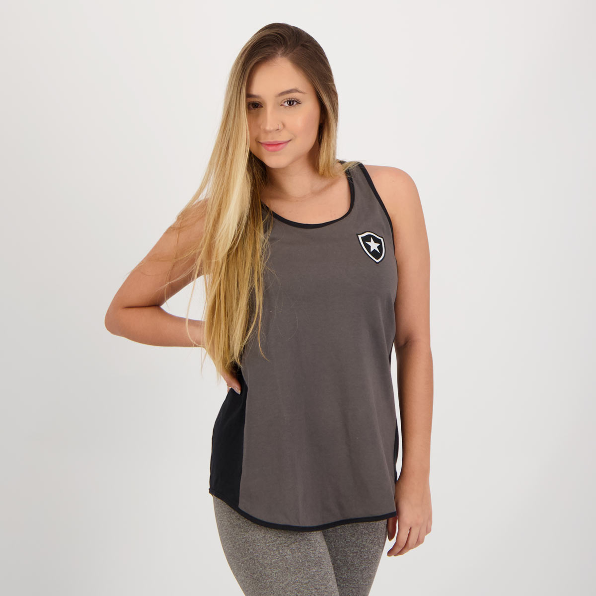Regata Botafogo Miss Feminina Cinza